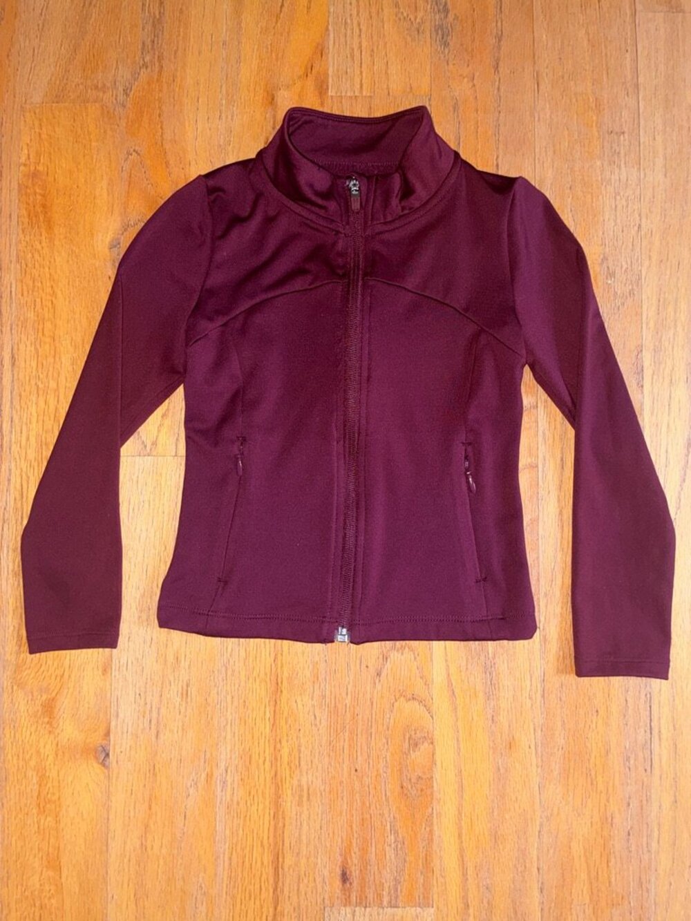 H&M Move Girls DryMove Purple Full Zip Athletic Jacket 6X/7